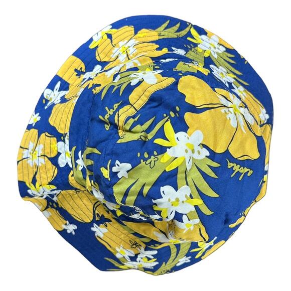 LUNA & ROSE X GOLDFISH Collab PackableTropical Beach Sun Bucket Fisherman's Hat - Picture 7 of 7